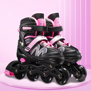 Patins à roulettes en ligne EACH pour enfants de 3 à 12 ans, garçons et filles, entièrement lumineux, <span class=keywords><strong>taille</strong></span> réglable, conçus pour les enfants - Product Image 3