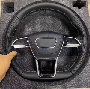 <span class=keywords><strong>Volant</strong></span> en fibre de carbone A7 S7 RS7 <span class=keywords><strong>Voiture</strong></span> de sport de haute qualité - Product Image 4