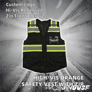 Chaleco de Seguridad Reflectante de Alta Visibilidad para Construcción, Trabajos en Carreteras, Control de Tráfico, Uso Nocturno, Ligero, Proveedor Mayorista - Product Image 2