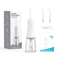 Wiederaufladbarer USB-Zahnreiniger für Hotel & Haushalt, Zahnseide-Ersatz, Munddusche, IPX7 Wasserdicht, 350ml Tragbar, OEM