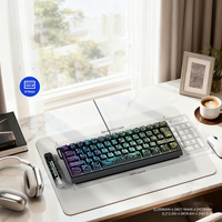 Mini clavier filaire USB 61 touches rétroéclairé RGB anti-ghosting compact pour PC, ordinateur, bureau, OEM