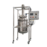 Réacteur chimique à enveloppe en acier inoxydable avec contrôle automatique par PLC pour le chauffage à l'huile à transfert de chaleur haute pression