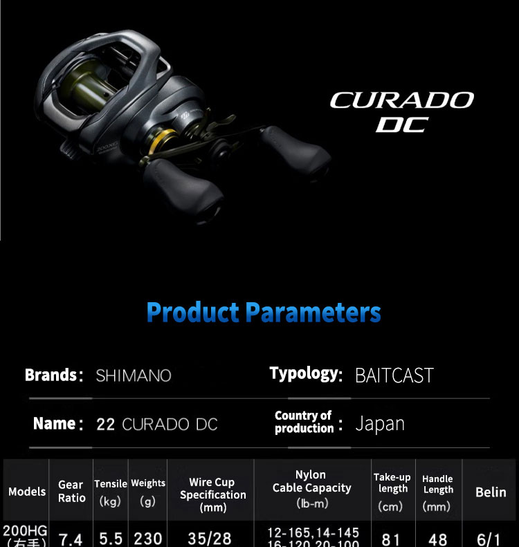 shimano curado 100d specs BFS Reel or mono just got easier Shimano Curado CU-100D Baitcaster Fishing