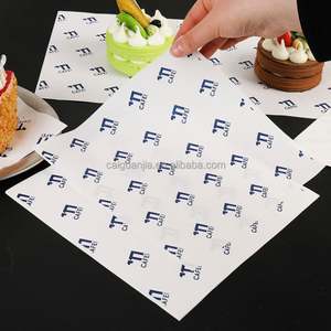 Greaseproof <b>Paper</b> Cake Liner Ins Greaseproof <b>Paper</b> Latimisu Dessert Burger Fries Wrapper - Product Image 5