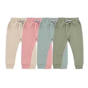 Toptan Yeni Tasarım Ekoseli Elastik Belli Tam Boy Bebek Pantolonu Bebek Eşofman Pantolonu Çocuk Pantolonu - Product Image 1