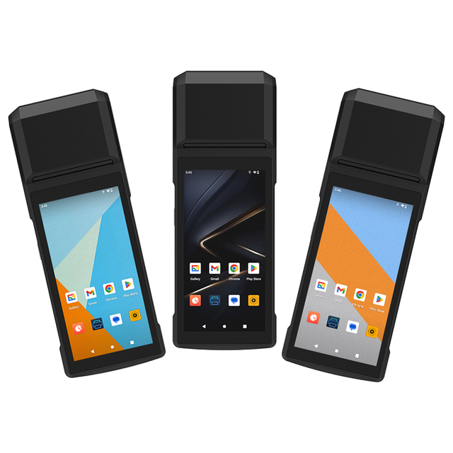 Android 13 Smart Mobile Takeaway Retail Handheld POS Terminal with Bluetooth USB Thermal Printer 5.5'' Screen