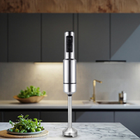 Blender électrique 3 en 1 pour aliments et légumes, 500 W, portable, usage domestique, 4 lames, mixeur à main pour la cuisine, rapide, facile à nettoyer