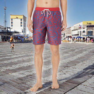 All'ingrosso costume da bagno veloce asciutto sostenibile costumi da bagno per uomini e ragazzi con coulisse Boardshorts per padre e figlio - Product Image 2