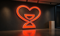Lettres en acier inoxydable 3D personnalisées rétroéclairées par LED, étanches IP65, pour les enseignes des entreprises, les devantures de magasins, la publicité extérieure
