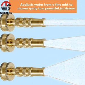 Ağır katı pirinç ayarlanabilir büküm bahçe su hortumu sis sis nozülü boru bahçe hortumu uydurma - Product Image 2