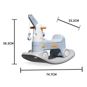 <span class=keywords><strong>2</strong></span> In 1 4 Wielen Ride-On Baby Auto Schommelen Paard Engineering Truck Safe Fietstrainer Baby Peuter Speelgoed Rit Op Auto - Product Image 3