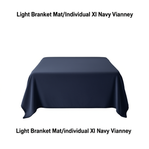 Manta Ligera Vianney Individual XL Azul Marino, de Poliéster, para Dormir - Product Image 1