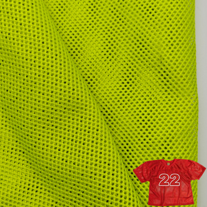 Tela de malla de poliéster tela de Punto Verde resistente a los arañazos para baloncesto Jersey ventilación trasera cómoda - Product Image 6