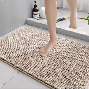 חדר אמבטיה לא להחליק מיקרופייבר נוסף לשטיפת chenille סופג אמבט רצפת מחצלת - Product Image 2