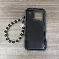Coque de téléphone TPU Diamond Love pour iPhone 17 16 15 14 13 12, étui de luxe scintillant avec chaîne pour filles, compatible Samsung M16 A17 A07 A16 A05