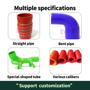 خرطوم سيليكون مطاطي مخصص بدرجة حرارة عالية لسخان المبرد التلقائي أنبوب مياه للمحرك التطبيق الصناعي - Product Image 5