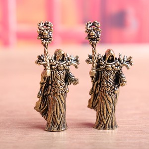 Figura <span class=keywords><strong>de</strong></span> Mago Místico Vintage <span class=keywords><strong>de</strong></span> Latón para Decoración <span class=keywords><strong>de</strong></span> Escritorio, Artículo <span class=keywords><strong>de</strong></span> Colección <span class=keywords><strong>de</strong></span> Fantasía - Product Image 6