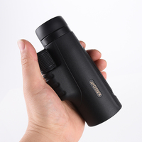 Telescopio monocular de observación de aves de alta definición 10x42 con adaptador de teléfono y trípode para adultos, observación de Luna