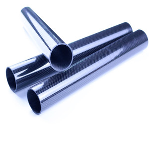 ท่อคาร์บอนไฟเบอร์เคลือบเงาแบบทแยงแกนไฟเบอร์คาร์บอนไฟเบอร์ความแข็งแรงสูง3K - Product Image 4
