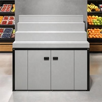 Dubbele modus trapvormig vlakke stapelbare fruitdisplayrek met onafhankelijke draagkracht voor complete winkelinrichting