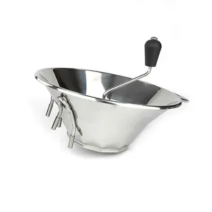 Durevole in acciaio inox Food Mill facile da usare strumento da cucina per chef domestici per verdure patate grattugia aglio