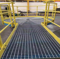 Plateforme de passerelle en acier pour allée, fabrication chinoise, prix promotionnel, grille de sol en acier, grille de passerelle, grille métallique