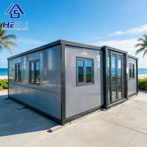 Ready To Ship 20Ft 40Ft Prefabricated Container Expandable House 1 2 3 4 5 Bedroom Folding Kitchen Tiny Home Building - Product Image 1