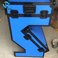 Caisse de vol Dj en aluminium, meilleure qualité, personnalisée, coffret à outils généraux américaine, boîte à outils ordinaire, TUV en option 3 ans