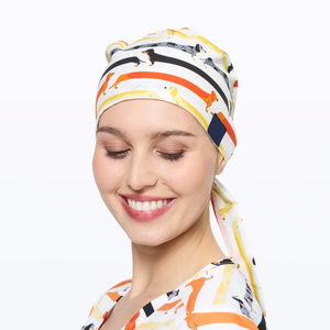 Gorro Quirúrgico Ajustable de Punto de Alta Calidad, Gorros Médicos para Mujer de Color Sólido Personalizados con MOQ Bajo - Product Image 3