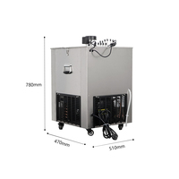 Machine à refroidir la bière électrique/à glace 6 serpentin en acier inoxydable, 120L/H, qualité alimentaire 3-5, idéale pour bars/pubs - Meilleure vente