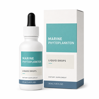 Gouttes de Phytoplancton Liquide 50ml avec Nannochloropsis Gaditana, Vitamine C, Méthylcobalamine et Zinc – Marque Blanche