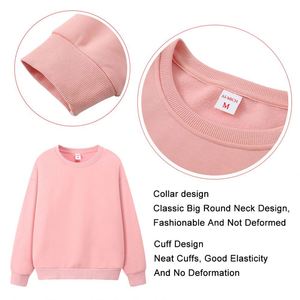 Sweat-shirt à col rond épais en coton, coupe oversize, avec impression sérigraphiée, sans marque, doux et résistant, idéal pour l'emballage de vêtements. - Product Image 4