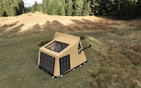 Nouveau style de tentes de camping gonflables en PVC portables et imperméables confort défini en milieu sauvage pour le camping en plein air d'hiver en vente