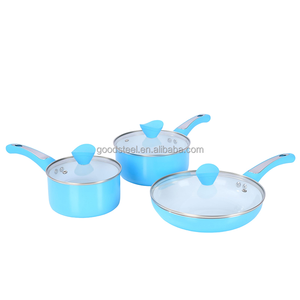 Ensemble d'ustensiles de cuisine antiadhésifs en <span class=keywords><strong>aluminium</strong></span> Poignées en bakélite résistantes à la chaleur avec <span class=keywords><strong>casserole</strong></span> et poêle à frire Ensemble de casseroles et ustensiles de cuisine en métal - Product Image 3