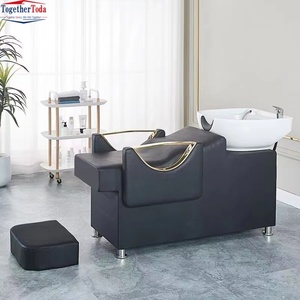 อ่างสระผมปรับเอนได้สไตล์ไทยสมัยใหม่สำหรับร้านเสริมสวยและสปา - Product Image 6