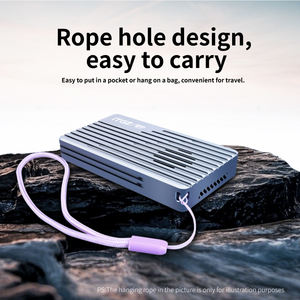 Boîtier SSD <span class=keywords><strong>externe</strong></span> ITGZ 40 Gbps <span class=keywords><strong>Thunderbolt</strong></span> 4 M.2 NVMe <span class=keywords><strong>1</strong></span> baie en aluminium USB Type C pour ordinateur portable - Product Image 5