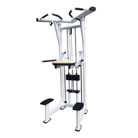 Máquina de entrenamiento de fuerza con asistencia eléctrica y barras paralelas para gimnasio, para entrenamiento de fuerza en miembros superiores