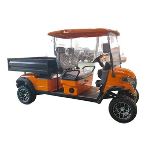 Voiturette de golf électrique 6 places 4 roues Batterie au lithium rechargeable Durable pour les terrains de golf et les zones touristiques - Product Image 5
