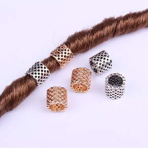 <span class=keywords><strong>Bijoux</strong></span> antiques en argent et or, 7 styles, perles pour tresses, poignets, dreadlock, anneaux, accessoires de tressage, <span class=keywords><strong>bijoux</strong></span>, perles - Product Image 2