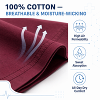 Vêtements de travail médicaux unisexes en coton bordeaux pour infirmières, tailles XS à 5XL, grandes tailles, pour hôpital, vente en gros