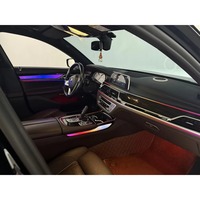 Kit de Actualización de Luz Ambiental para BMW Serie 7 G12 2016-2022, Panel de Cristal, Control desde la Pantalla Original, Requiere Codificación, Interior de Lujo