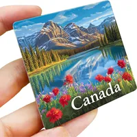 Imanes de Cerámica para Refrigerador de Canadá, Recuerdos Turísticos, Artículos de Decoración, Artesanía
