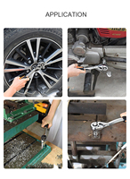 Juego de herramientas de reparación múltiple para automóviles de 28 piezas de alta calidad, llave tipo T, juego de llaves de trinquete para mecánico de coche, caja de Kit de herramientas de mano