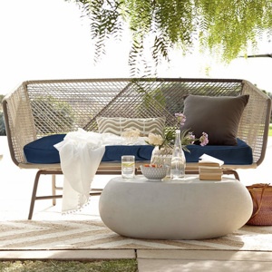Outdoor Foldable Polyester Sofa Chair <strong>Bench</strong> Cushion Seat <strong>Pad</strong> Comfortable Lounger Rocking Chair Cushions <strong>Pads</strong> Waterproof Woven - Product Image 5