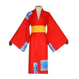 Costume de performance d'Halloween, Kimono japonais une pièce pour adulte homme, style <span class=keywords><strong>Luffy</strong></span> du Chapeau de Paille du pays de Wano, en fibre de polyester - Product Image 5