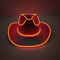 All'ingrosso LED lampeggiante cappello da Cowboy con paillettes per le prestazioni del partito