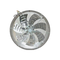Ventilateur de circulation d'air pour serre en acier inoxydable à faible bruit électrique |   Roulement à billes |   Équilibre de l'humidité pour la croissance des plantes |   Support mural