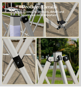 Abri de voiture en acier imperméable avec structure métallique, auvent de garage en <span class=keywords><strong>bois</strong></span> traité sous pression pour <span class=keywords><strong>camping</strong></span> et parc - Product Image 5