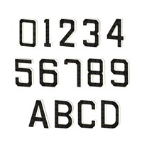 Plaque de numéro de maison LED solaire 9 pouces, étanche IP65, certifiée TUV, moderne, pour extérieur