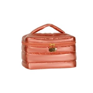 Bolsa de Maquillaje Acolchada, Portátil, Ligera y Moderna, Organizador de Artículos de Aseo, Bolsa de Cosméticos Personalizada - Product Image 5